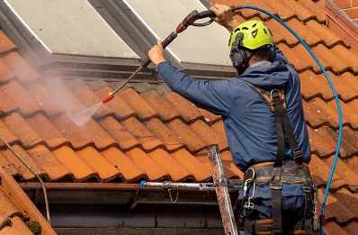 Démoussage et hydrofuge de toiture à Dun